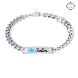 Baby Name Plaque Bracelet