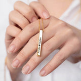 Cubic Bar Women's Necklace