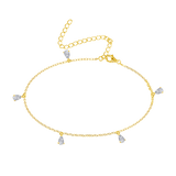 Diamond Droplet Anklet