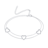 Hearts Diamond Anklet