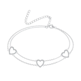 Hearts Diamond Anklet
