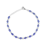 Multi Marquise Evil Eye Bracelet