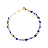 Multi Marquise Evil Eye Bracelet