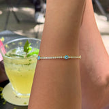 Evil Eye Diamond Tennis Bracelet