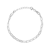 Paper Clip Chain Bracelet