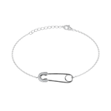 Safety Pin Bracelet