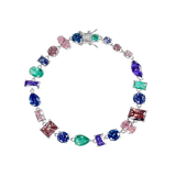 Multicolor Gems Tennis Bracelet