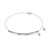 Narrow Plaque Bracelet