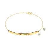 Narrow Plaque Bracelet