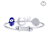 Baby Initial Bangle Bracelet