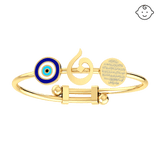 Baby Initial Bangle Bracelet