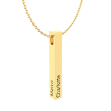 Cubic Bar Women's Necklace
