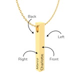 Cubic Bar Women's Necklace