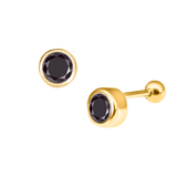 Round Diamond Ear Piercing