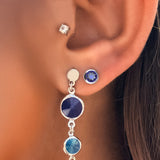 Round Diamond Ear Piercing