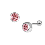 Round Diamond Ear Piercing