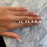 Pear Shape Diamond Studs
