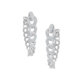 Cuban Chain Diamond Earrings