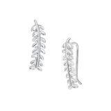 Leaf Climbing Earrings