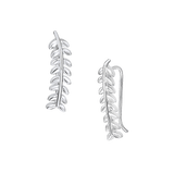 Leaf Climbing Earrings