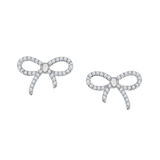 Ribbon Diamond Studs