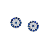 Mini Evil Eye Round Studs