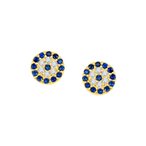 Mini Evil Eye Round Studs