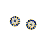 Mini Evil Eye Round Studs