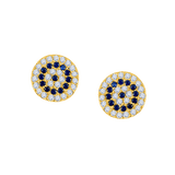 Evil Eye Round Studs