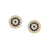 Evil Eye Round Studs