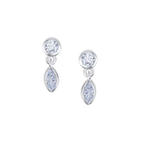 Leaf Diamond Studs