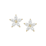 Mini Flower Diamond Studs