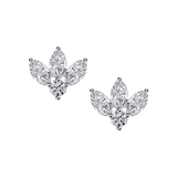 Fleur Diamond Studs