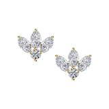 Fleur Diamond Studs