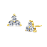 Trio Diamond Studs