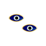 Marquise Evil Eye Enamel Studs