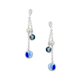 Milano Aqua Drop Earrings
