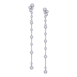 Stellar Diamond Chain Earrings