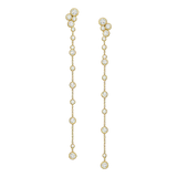 Stellar Diamond Chain Earrings