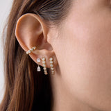 Oval Tear Drop Earrings