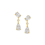 Oval Tear Drop Earrings