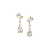 Oval Tear Drop Earrings
