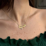 Hobb Arabic Diamond Necklace