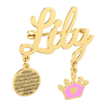 Baby Name Brooch