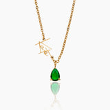 Signature Name Birthstone Necklace