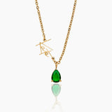 Signature Name Birthstone Necklace