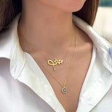 Solo Evil Eye Necklace