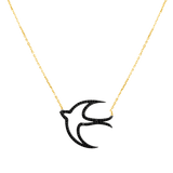 Freedom Bird Diamond Necklace