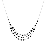 Layer Crystal Beads Necklace