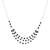 Layer Crystal Beads Necklace